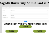 Magadh University Admit Card 2023